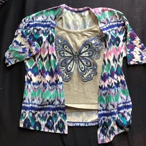Girls Justice 2pc set! Size 5